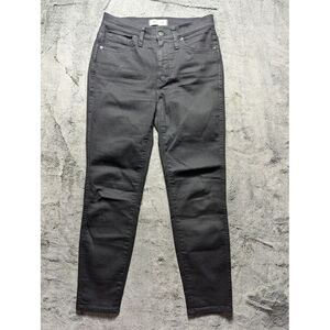 Madewell 10" High Rise Skinny Jeans Women's Size 27P Black